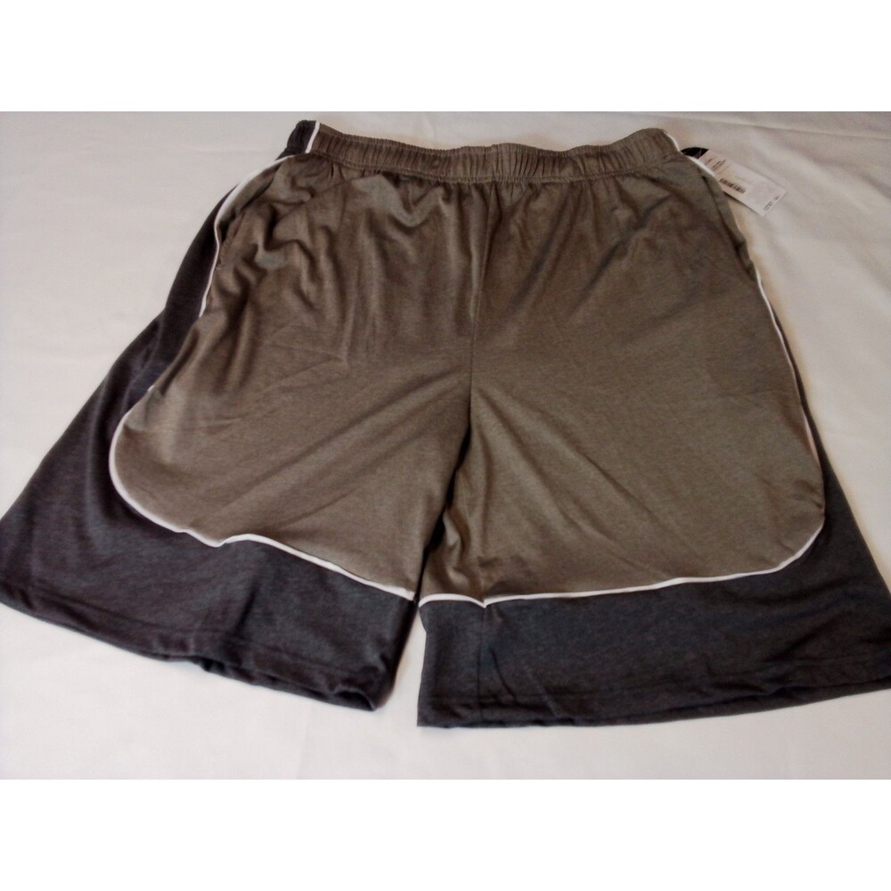 Men's Nothing But Net Athletic Shorts Gray Two Tone Size Large New‎ With Tags